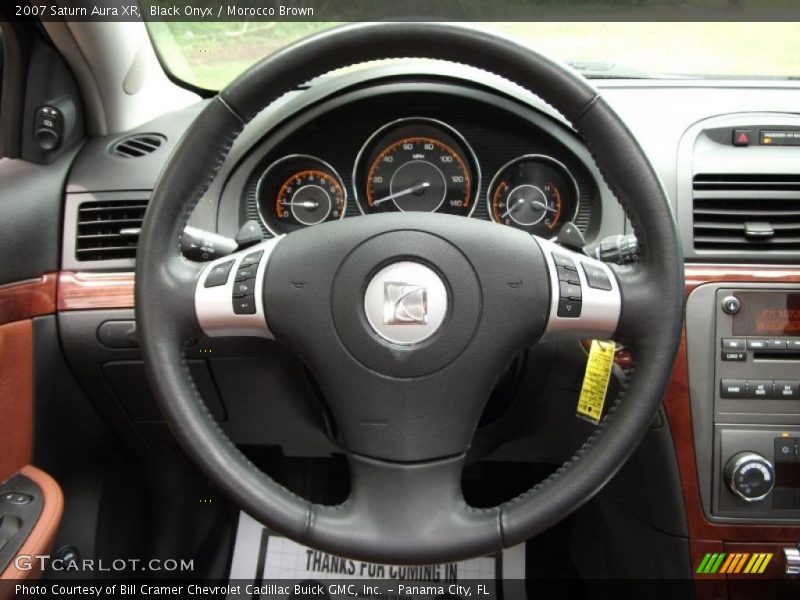 Black Onyx / Morocco Brown 2007 Saturn Aura XR