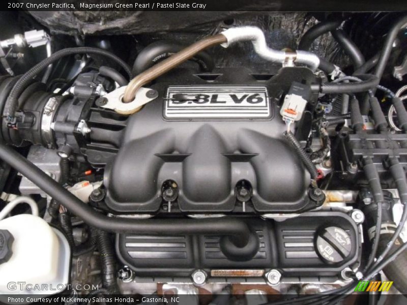 Magnesium Green Pearl / Pastel Slate Gray 2007 Chrysler Pacifica