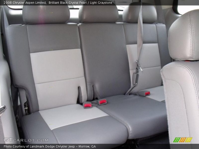 Brilliant Black Crystal Pearl / Light Graystone 2008 Chrysler Aspen Limited