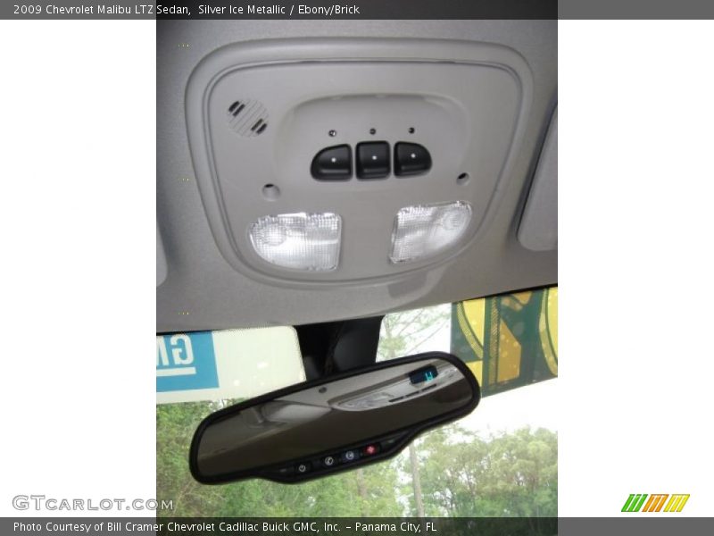Silver Ice Metallic / Ebony/Brick 2009 Chevrolet Malibu LTZ Sedan