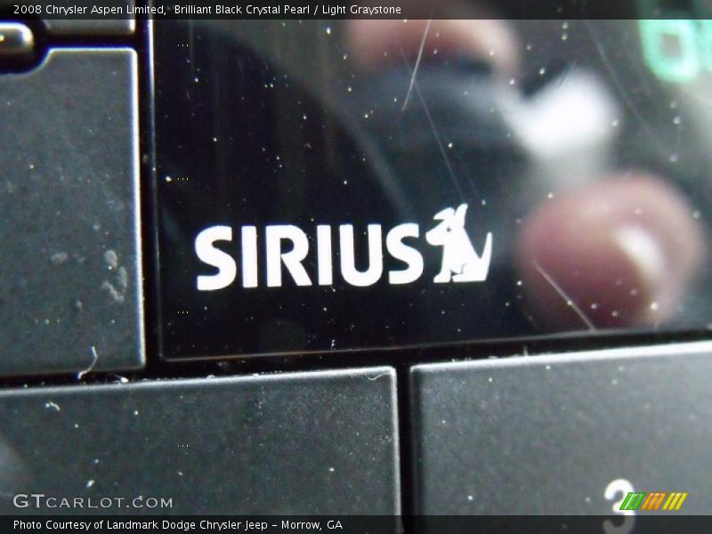 Brilliant Black Crystal Pearl / Light Graystone 2008 Chrysler Aspen Limited