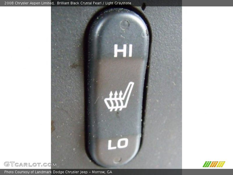 Brilliant Black Crystal Pearl / Light Graystone 2008 Chrysler Aspen Limited