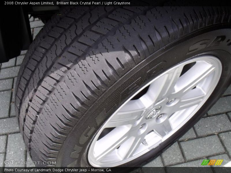 Brilliant Black Crystal Pearl / Light Graystone 2008 Chrysler Aspen Limited