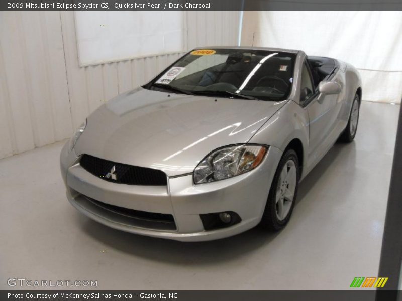Quicksilver Pearl / Dark Charcoal 2009 Mitsubishi Eclipse Spyder GS