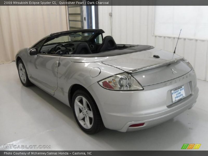Quicksilver Pearl / Dark Charcoal 2009 Mitsubishi Eclipse Spyder GS