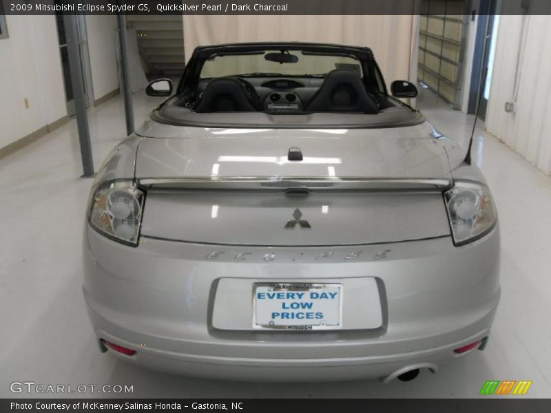 Quicksilver Pearl / Dark Charcoal 2009 Mitsubishi Eclipse Spyder GS
