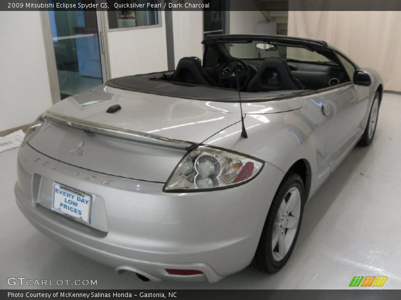 Quicksilver Pearl / Dark Charcoal 2009 Mitsubishi Eclipse Spyder GS