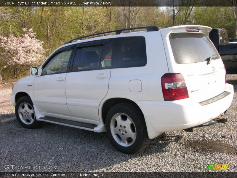 Super White / Ivory 2004 Toyota Highlander Limited V6 4WD