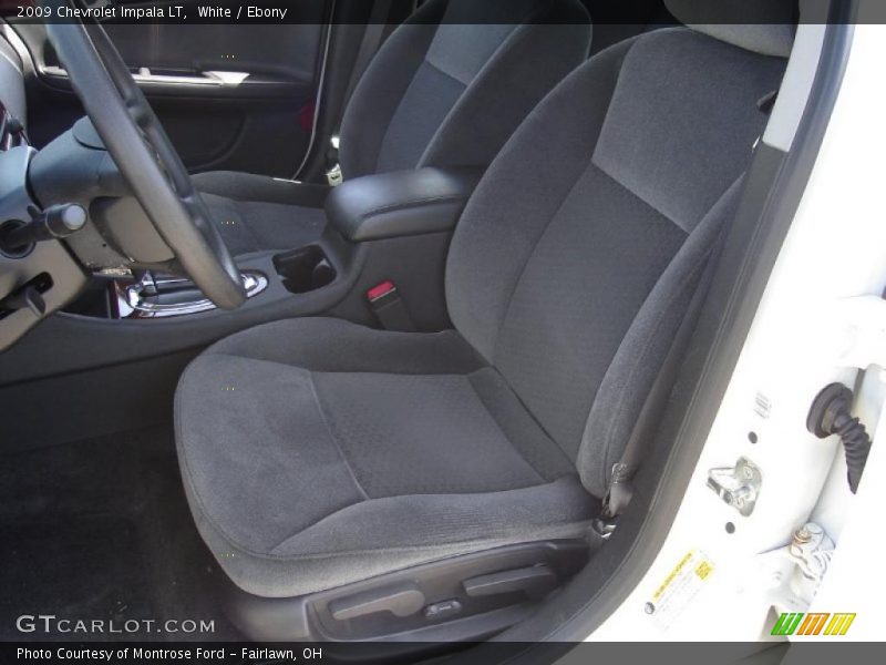 White / Ebony 2009 Chevrolet Impala LT