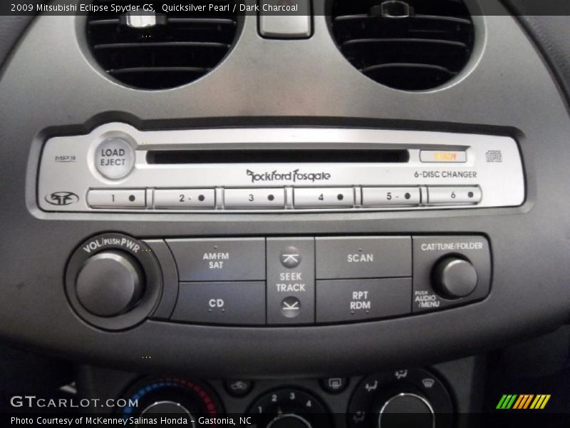 Quicksilver Pearl / Dark Charcoal 2009 Mitsubishi Eclipse Spyder GS