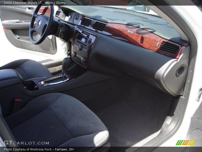 White / Ebony 2009 Chevrolet Impala LT