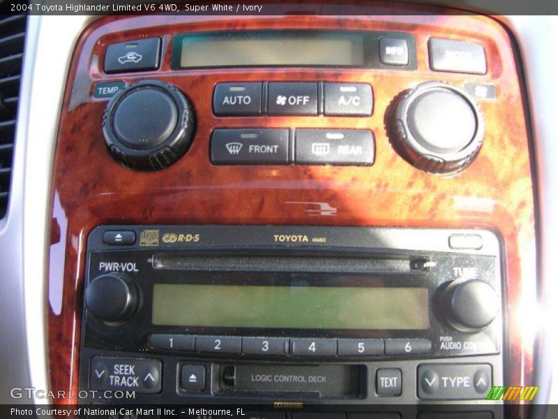 Super White / Ivory 2004 Toyota Highlander Limited V6 4WD