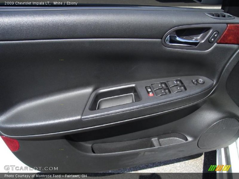 White / Ebony 2009 Chevrolet Impala LT