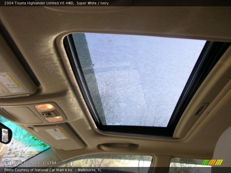 Super White / Ivory 2004 Toyota Highlander Limited V6 4WD