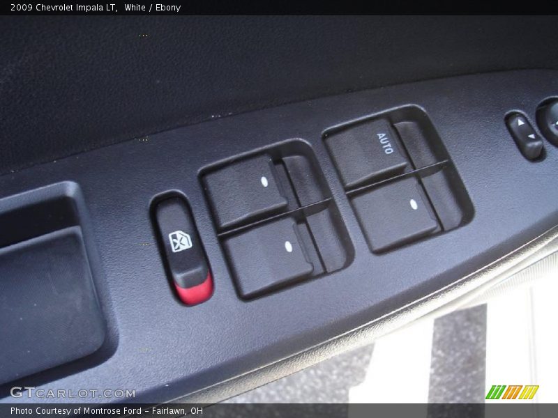 White / Ebony 2009 Chevrolet Impala LT