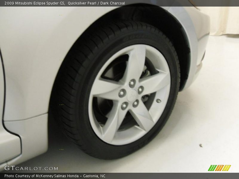 Quicksilver Pearl / Dark Charcoal 2009 Mitsubishi Eclipse Spyder GS