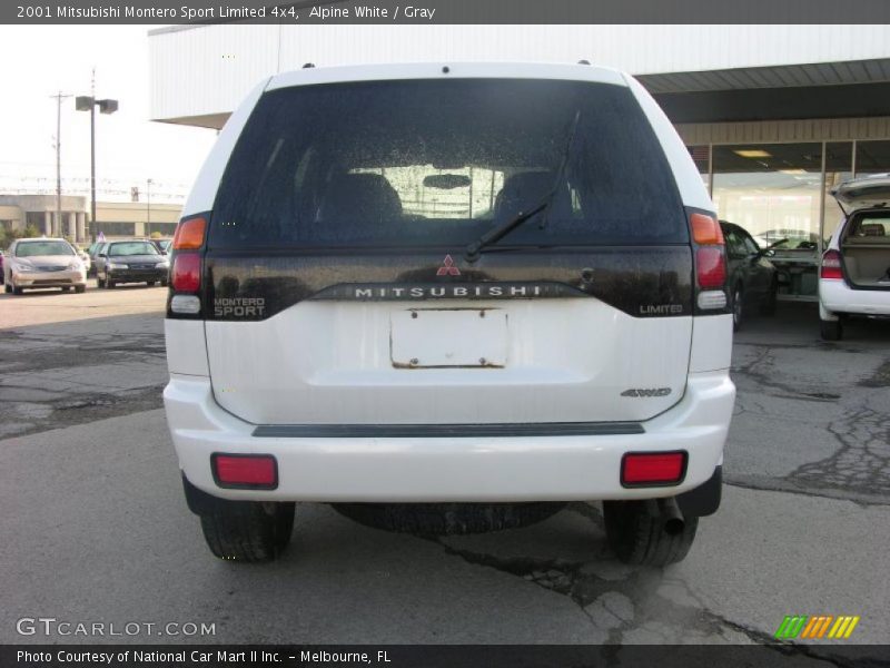 Alpine White / Gray 2001 Mitsubishi Montero Sport Limited 4x4