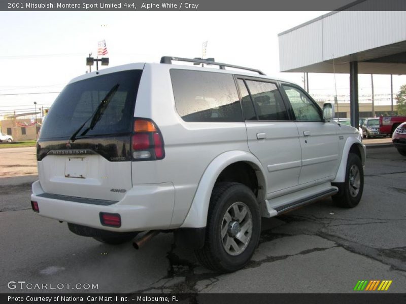Alpine White / Gray 2001 Mitsubishi Montero Sport Limited 4x4