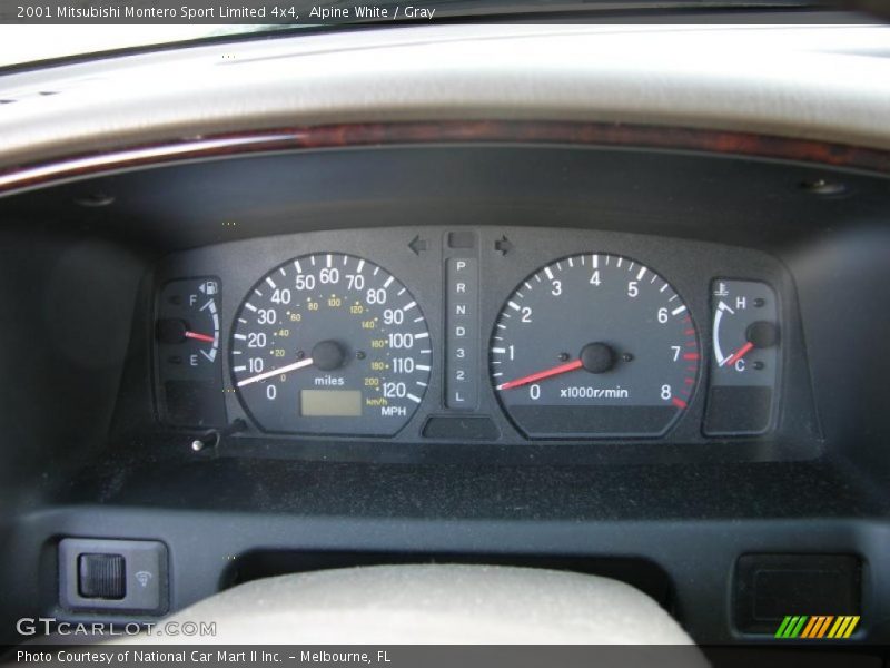 Alpine White / Gray 2001 Mitsubishi Montero Sport Limited 4x4