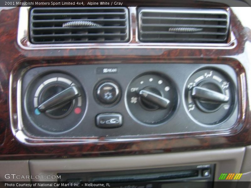 Alpine White / Gray 2001 Mitsubishi Montero Sport Limited 4x4