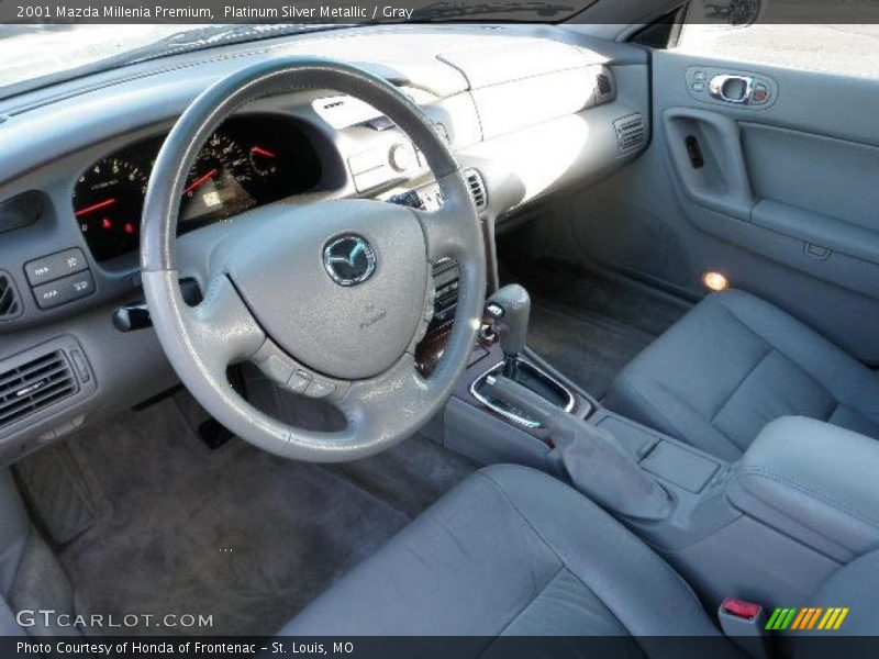 Platinum Silver Metallic / Gray 2001 Mazda Millenia Premium