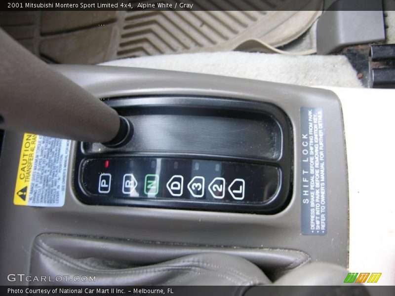 Alpine White / Gray 2001 Mitsubishi Montero Sport Limited 4x4