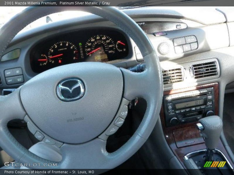 Platinum Silver Metallic / Gray 2001 Mazda Millenia Premium