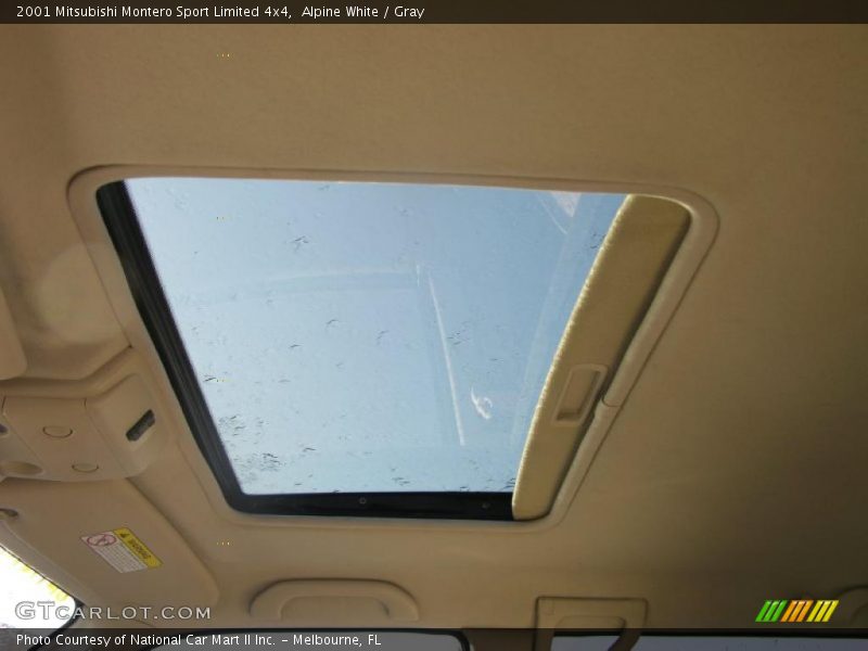 Alpine White / Gray 2001 Mitsubishi Montero Sport Limited 4x4
