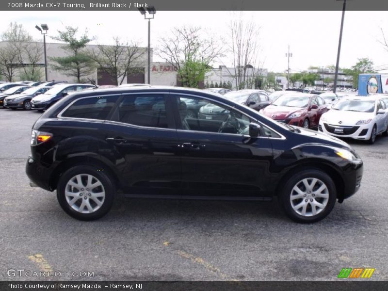 Brilliant Black / Black 2008 Mazda CX-7 Touring