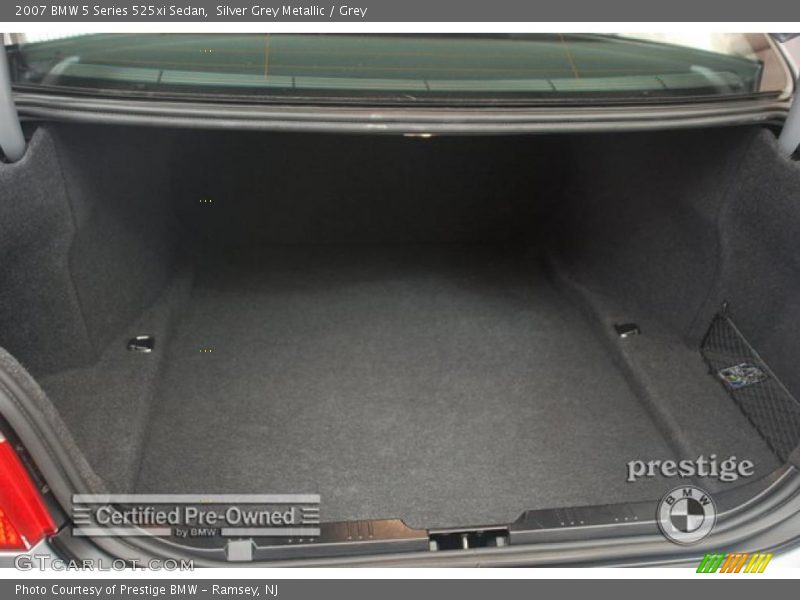 Silver Grey Metallic / Grey 2007 BMW 5 Series 525xi Sedan