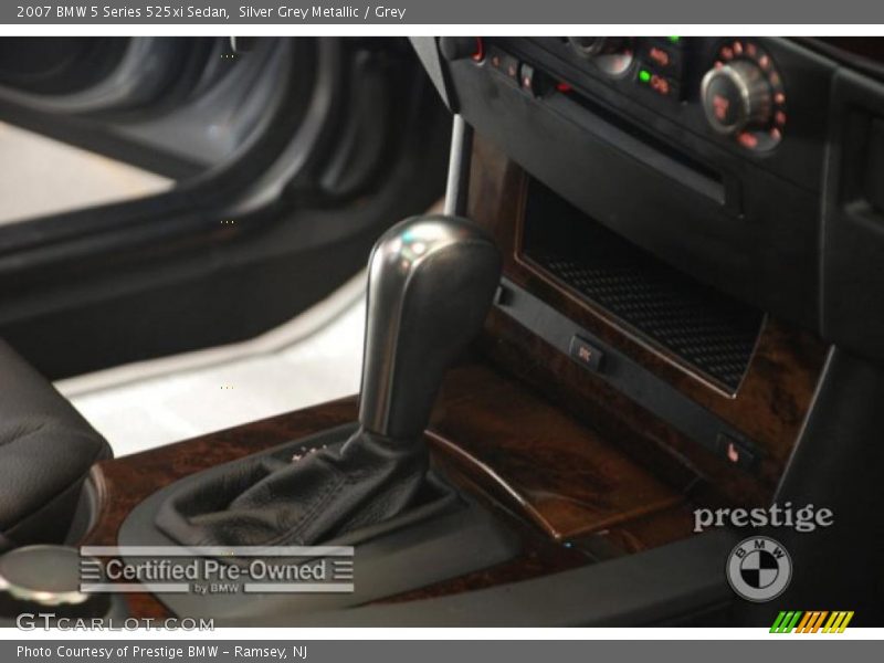 Silver Grey Metallic / Grey 2007 BMW 5 Series 525xi Sedan