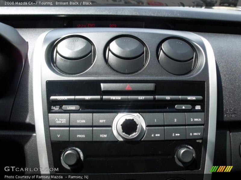 Brilliant Black / Black 2008 Mazda CX-7 Touring