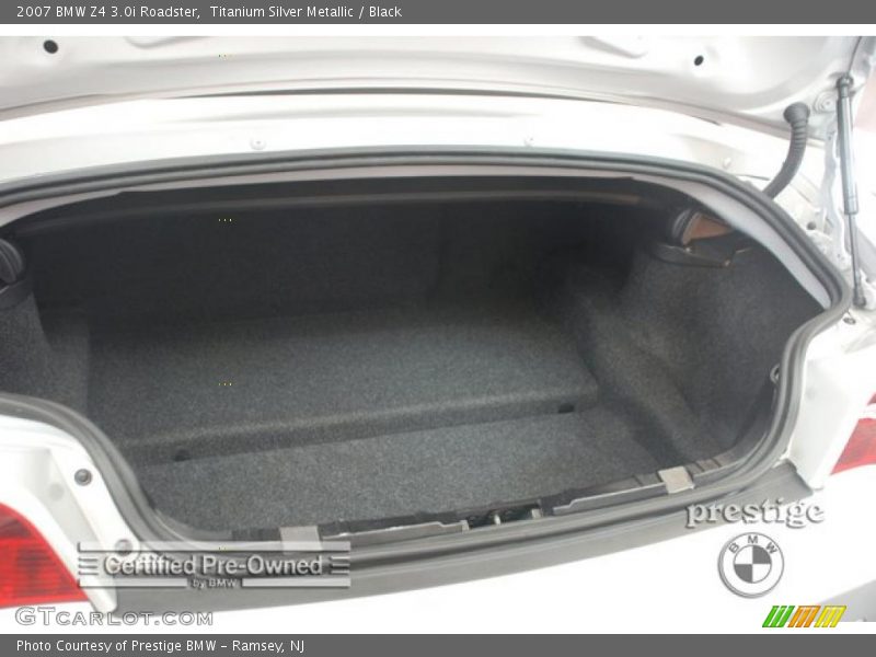 Titanium Silver Metallic / Black 2007 BMW Z4 3.0i Roadster