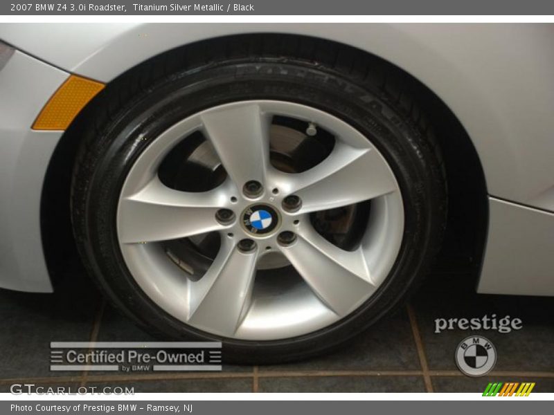 Titanium Silver Metallic / Black 2007 BMW Z4 3.0i Roadster