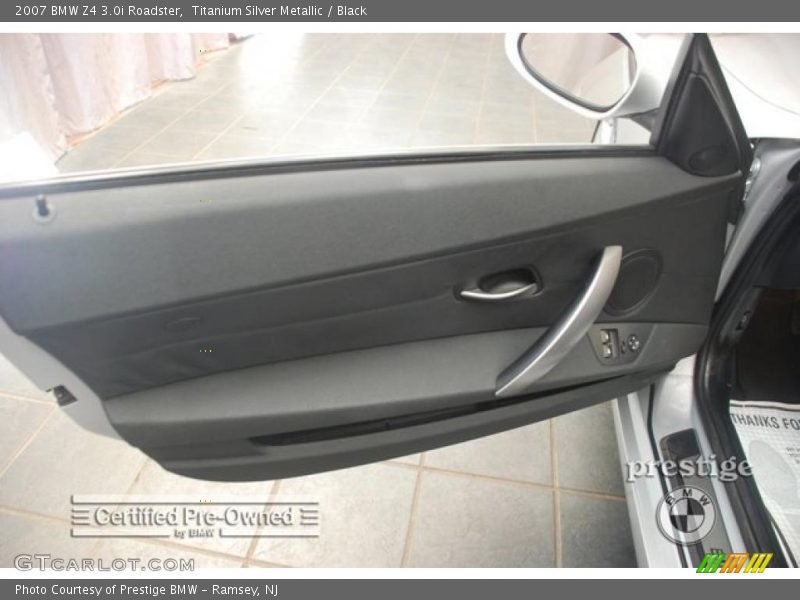 Titanium Silver Metallic / Black 2007 BMW Z4 3.0i Roadster