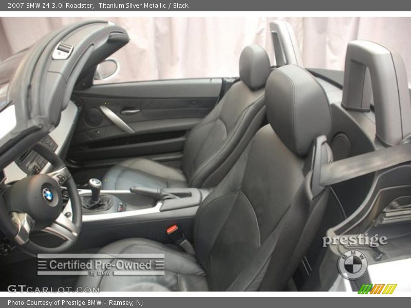 Titanium Silver Metallic / Black 2007 BMW Z4 3.0i Roadster