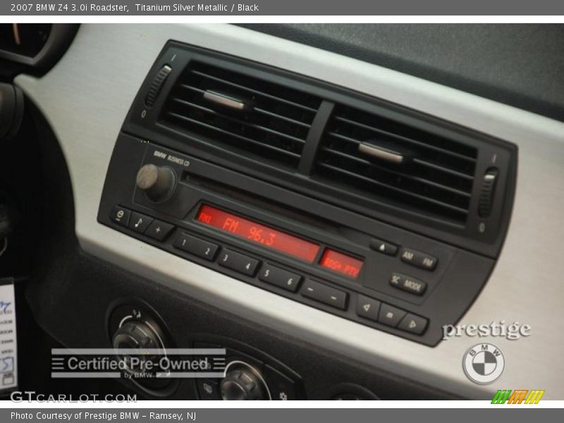 Titanium Silver Metallic / Black 2007 BMW Z4 3.0i Roadster