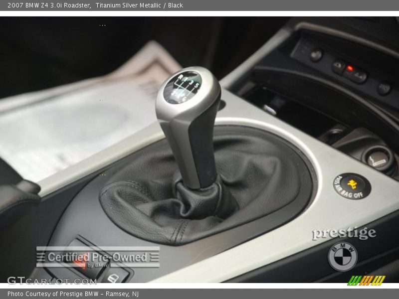 Titanium Silver Metallic / Black 2007 BMW Z4 3.0i Roadster