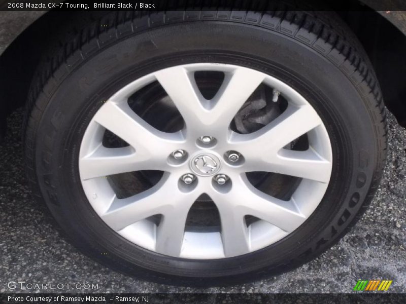 Brilliant Black / Black 2008 Mazda CX-7 Touring