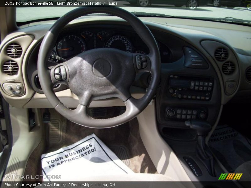 Light Bronzemist Metallic / Taupe 2002 Pontiac Bonneville SE