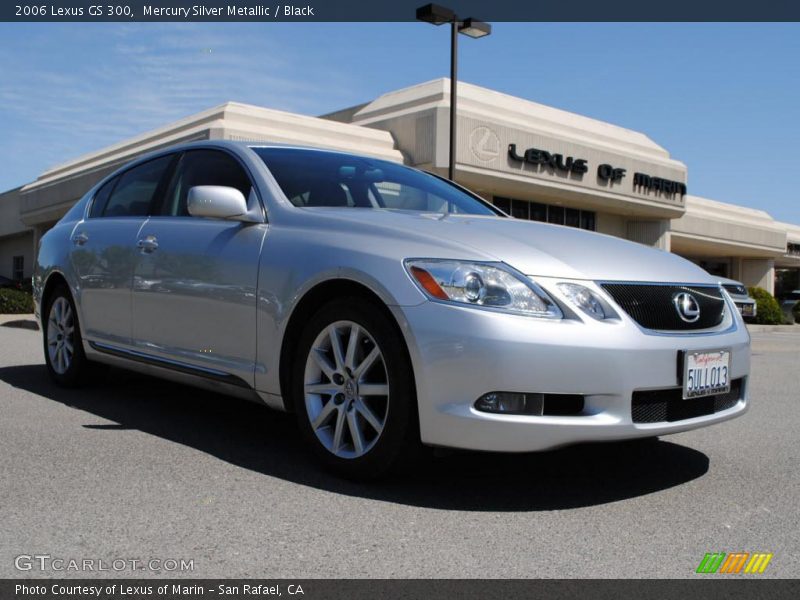 Mercury Silver Metallic / Black 2006 Lexus GS 300