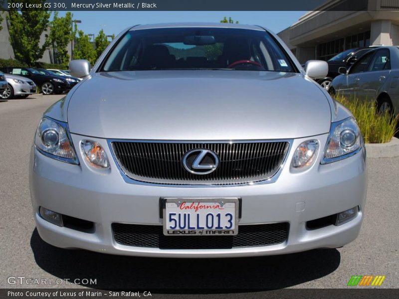 Mercury Silver Metallic / Black 2006 Lexus GS 300