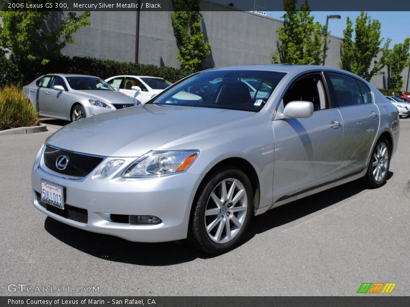 Mercury Silver Metallic / Black 2006 Lexus GS 300