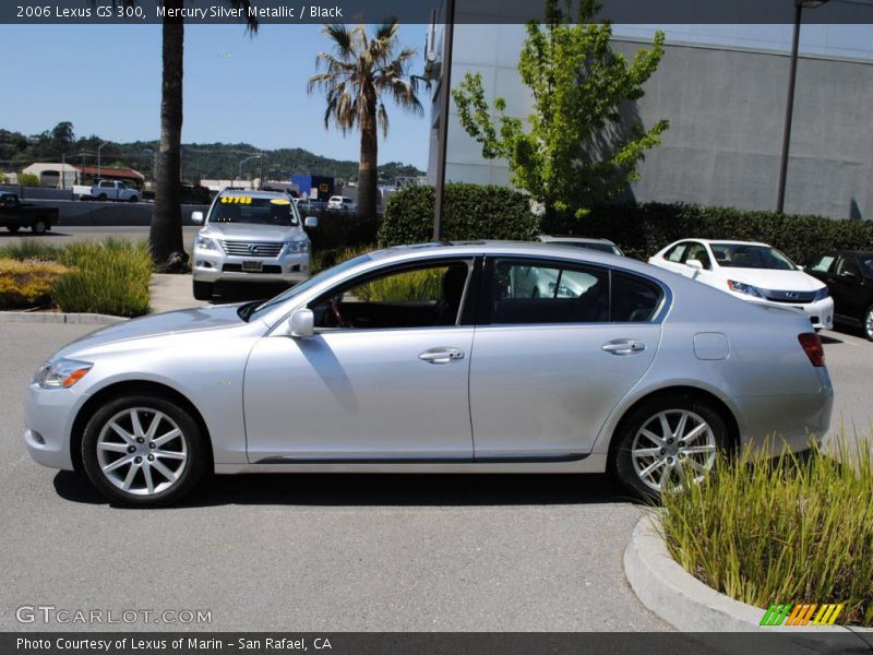 Mercury Silver Metallic / Black 2006 Lexus GS 300