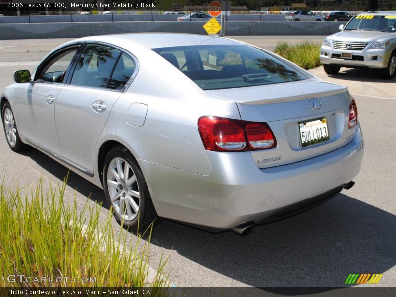 Mercury Silver Metallic / Black 2006 Lexus GS 300