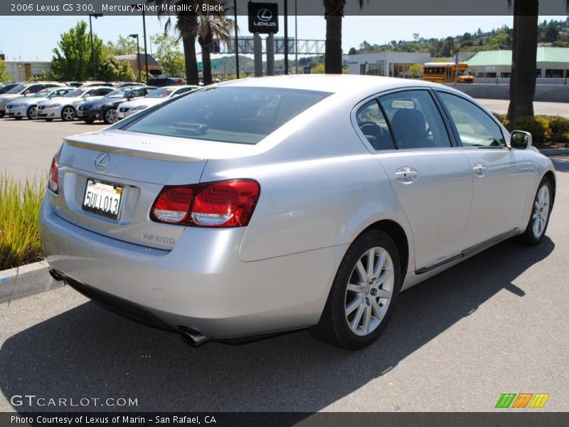 Mercury Silver Metallic / Black 2006 Lexus GS 300