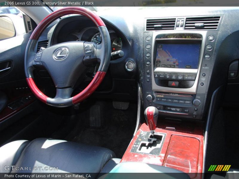 Mercury Silver Metallic / Black 2006 Lexus GS 300