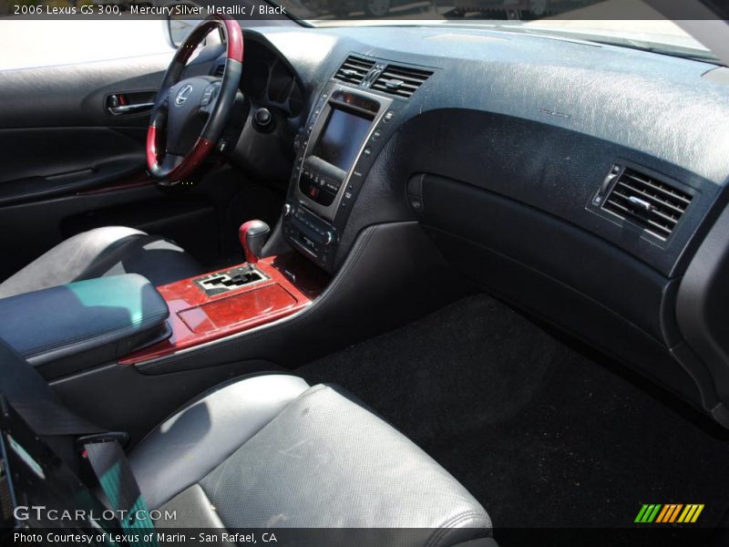 Mercury Silver Metallic / Black 2006 Lexus GS 300