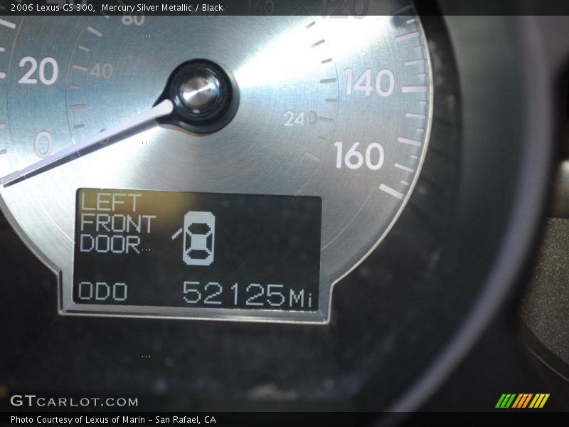 Mercury Silver Metallic / Black 2006 Lexus GS 300