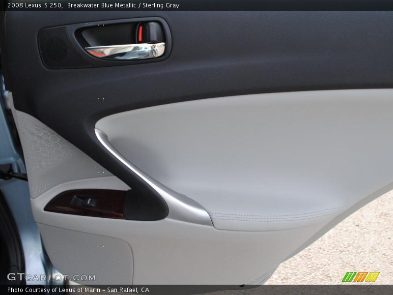 Breakwater Blue Metallic / Sterling Gray 2008 Lexus IS 250